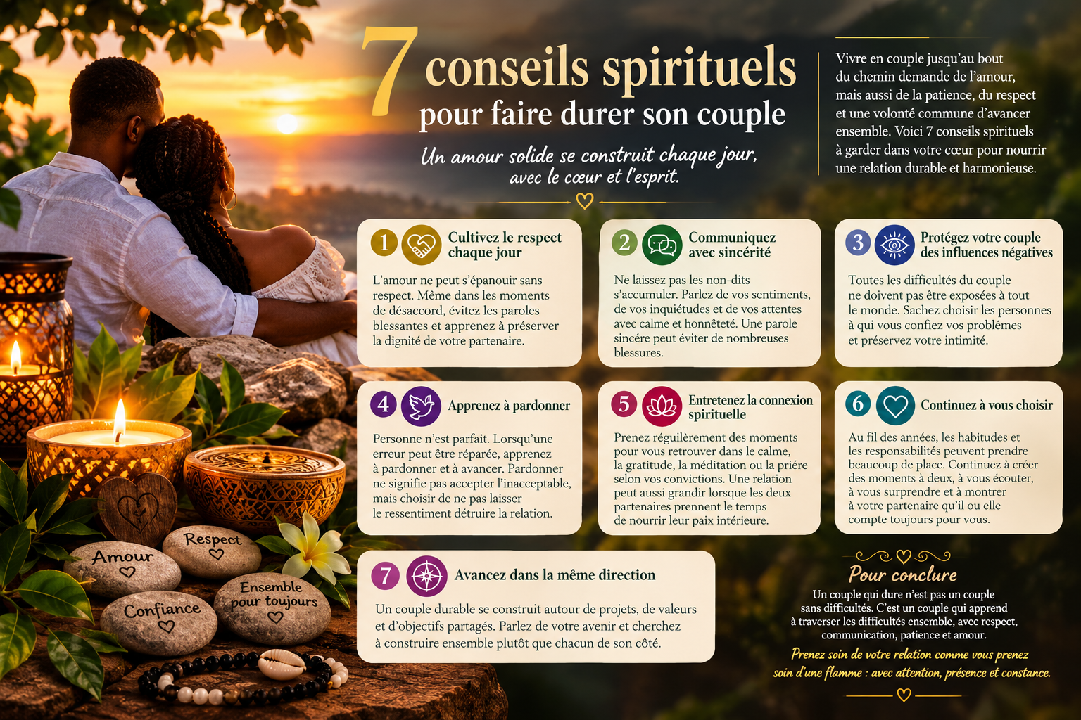 chemin spirituel conseil de couple